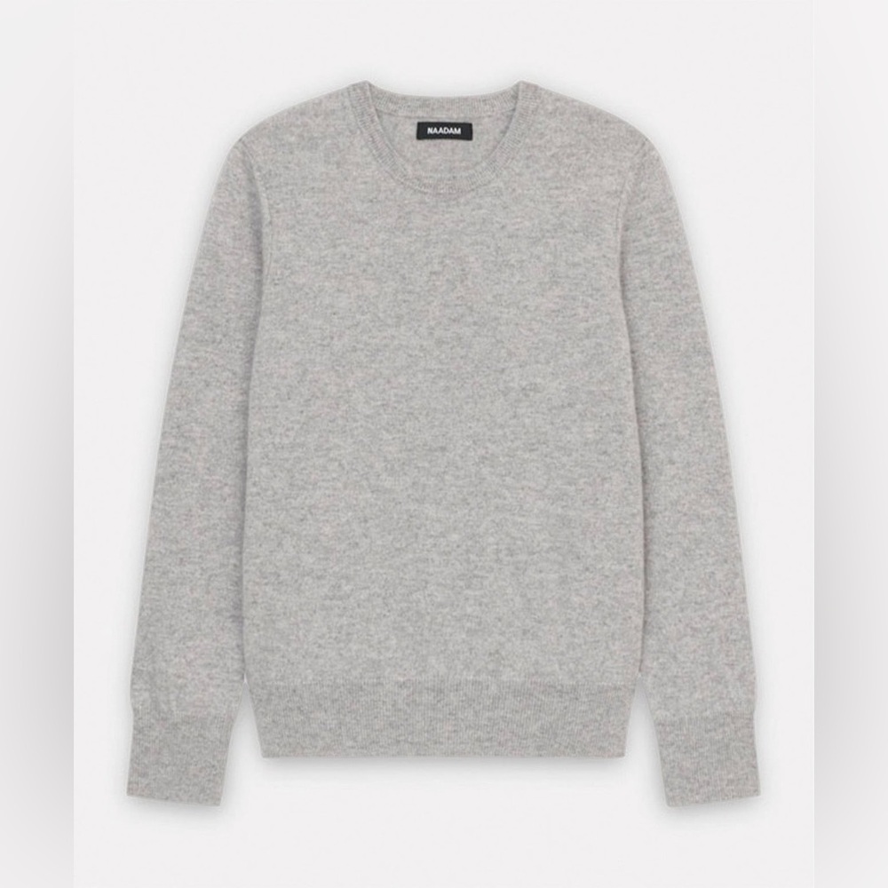 Naadam The Original Cashmere Sweater Women's gray crew neck